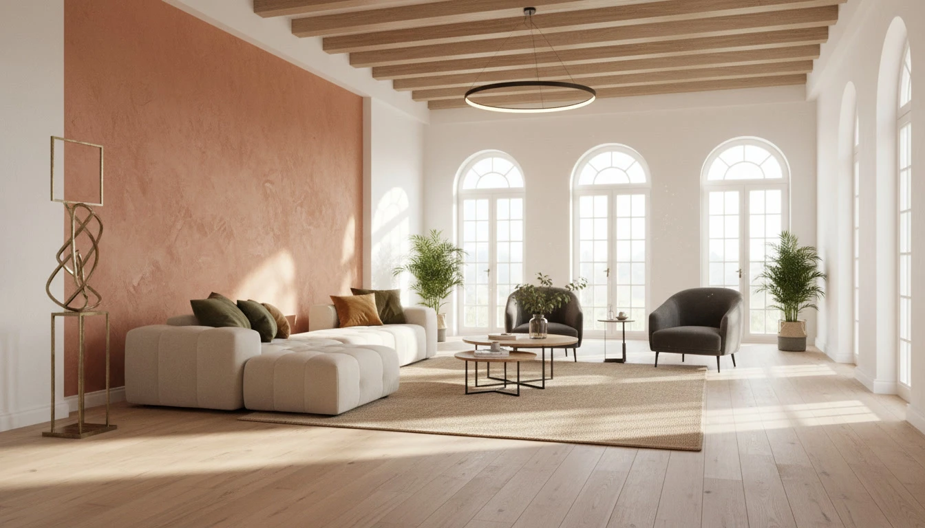 Mur en pierre naturelle blanche avec joints apparents, surface texturée rugueuse