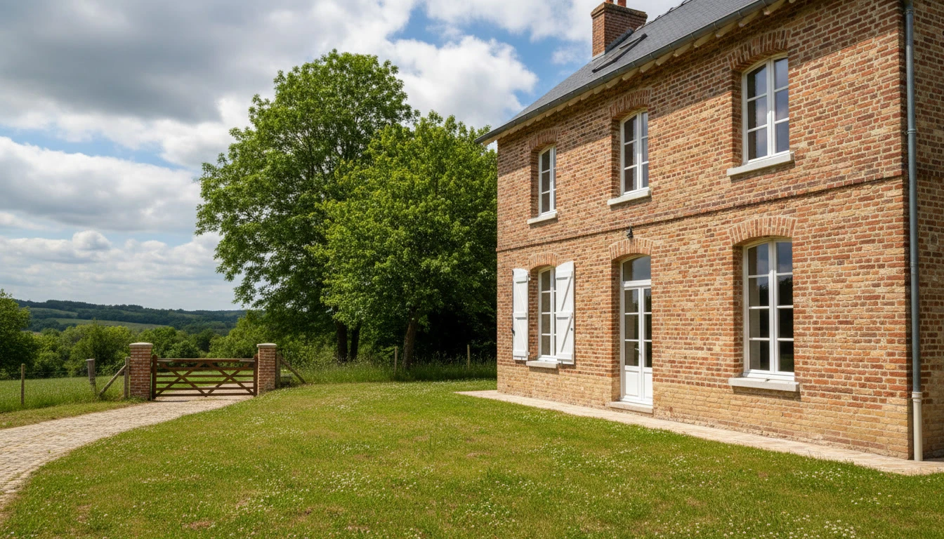 Homme maçon installant des briques sur le chantier